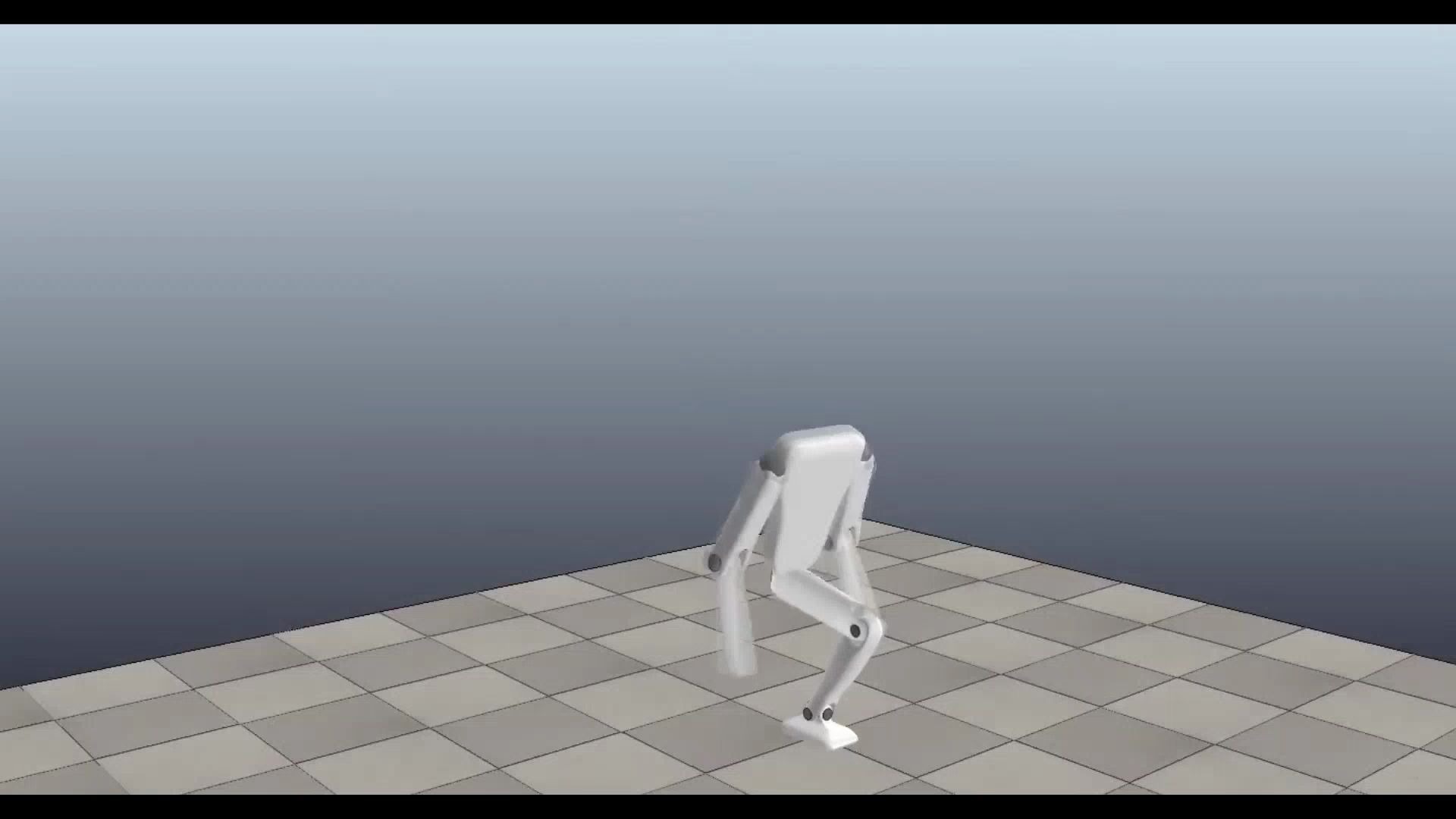 单足机器人后空翻vrep仿真