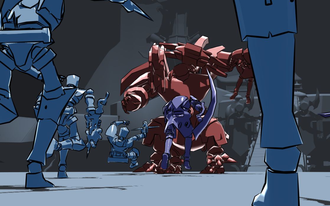 爆肝十分钟的动画机甲混战