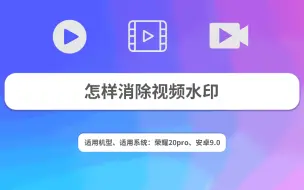 Download Video: 怎样消除视频水印