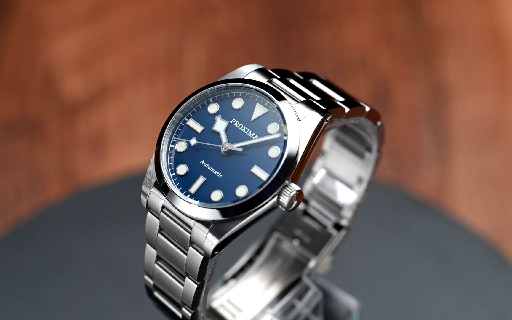 proxima 独角兽 潜水腕表 px1704 蓝色搪瓷