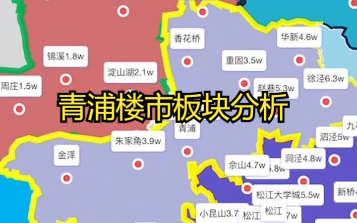 青浦楼市板块分析哔哩哔哩bilibili