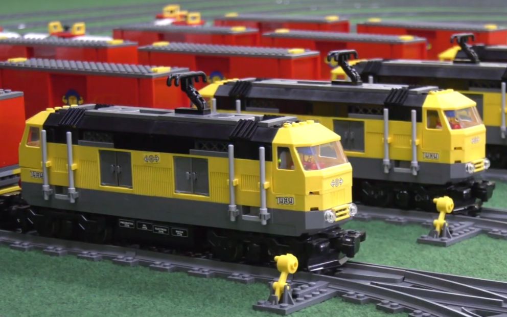 rc遥控乐高火车模型