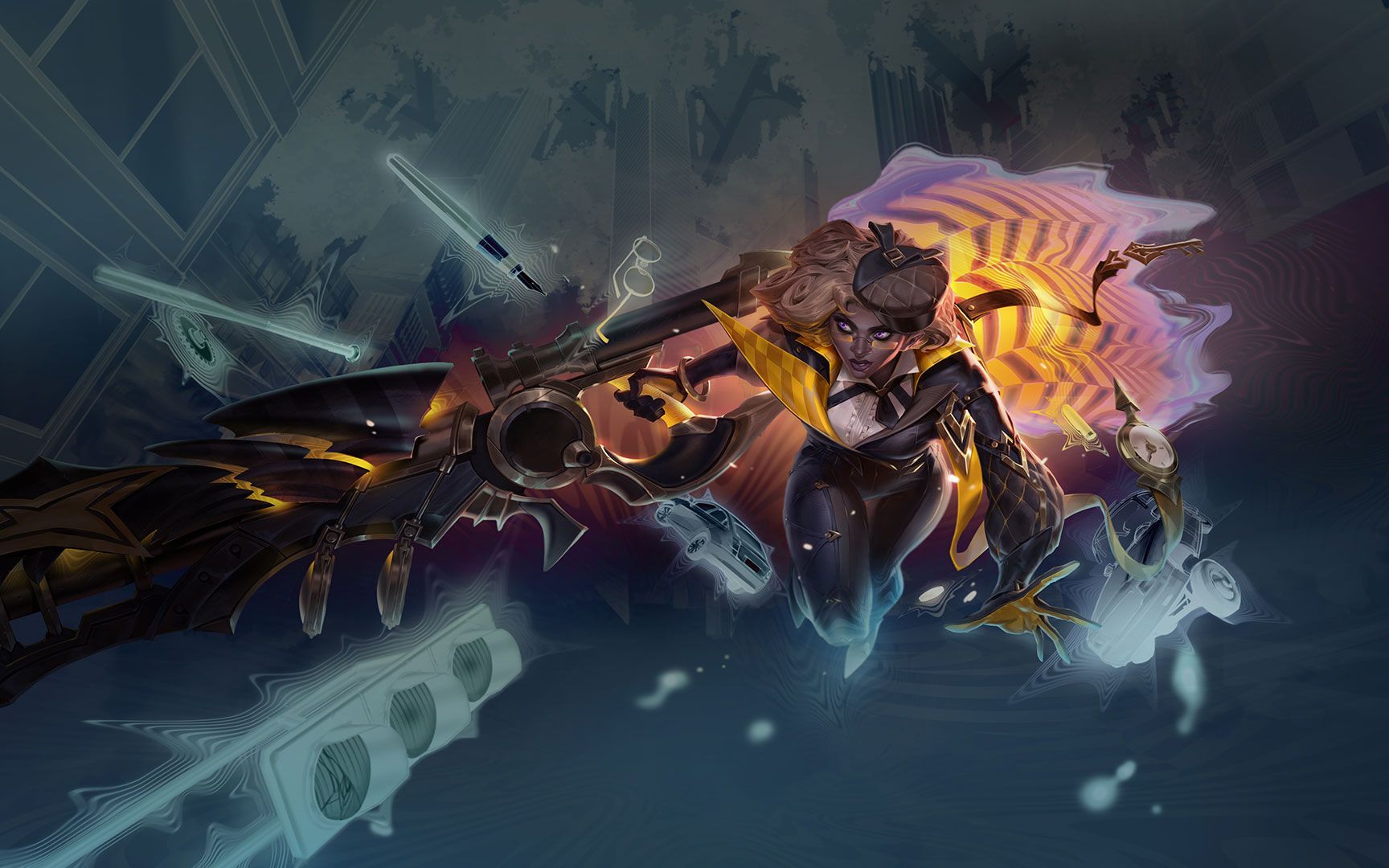 通灵神探 赛娜 皮肤视频 - lol英雄联盟手游 psychic detective senna