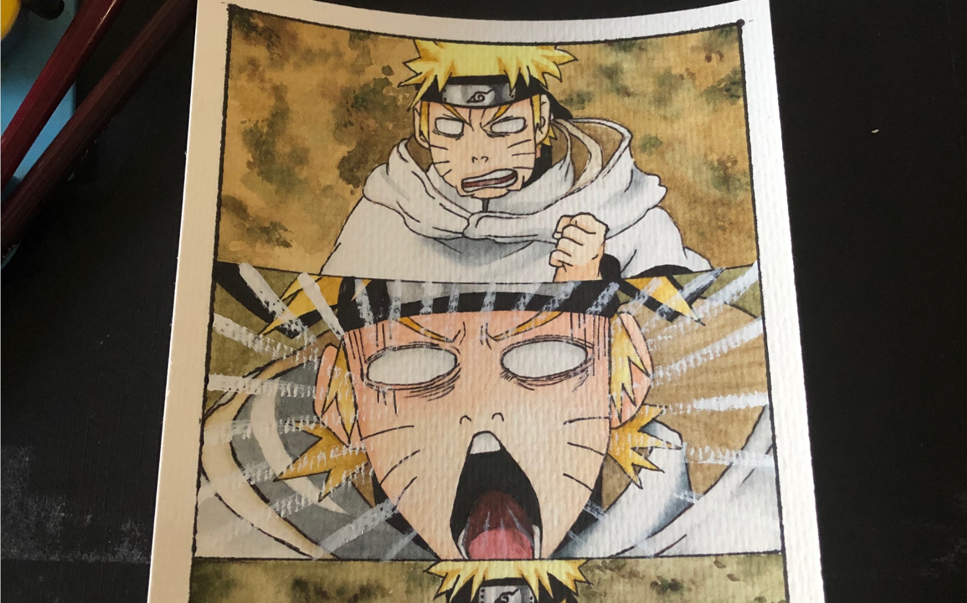水彩—火影《鸣人》