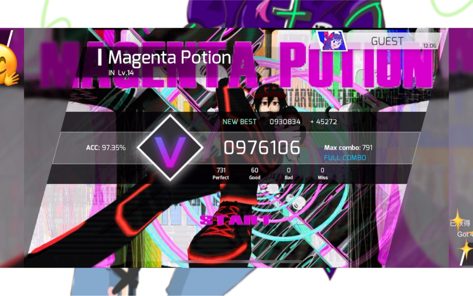 phigtos《magenta potion》全连_phigros