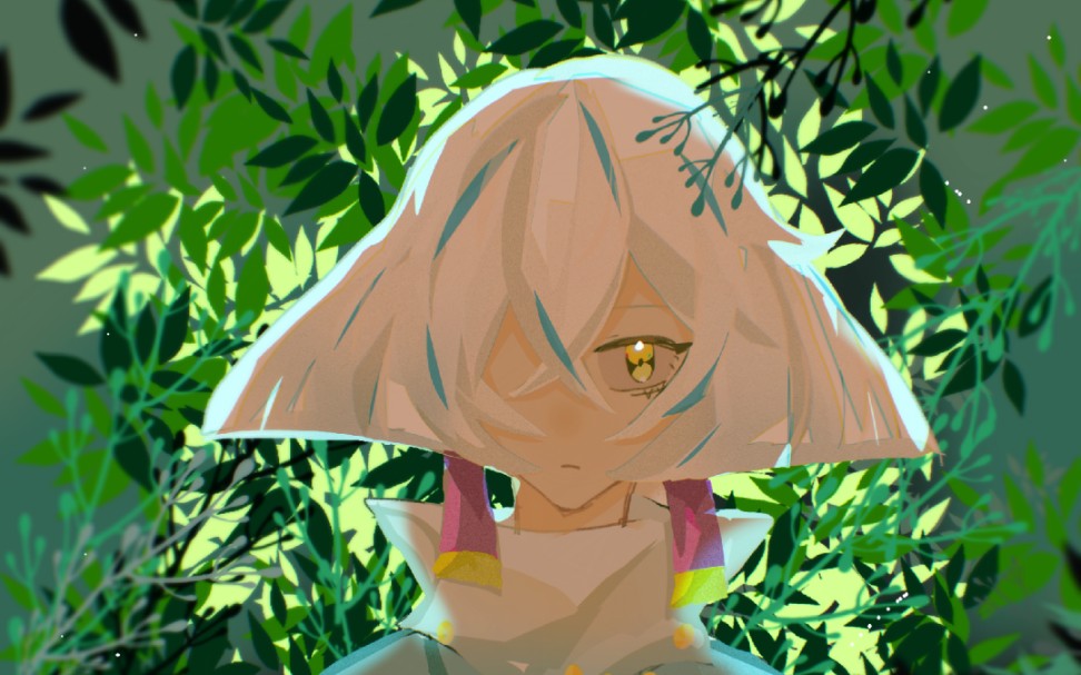 【指绘】画一个菇菇美人