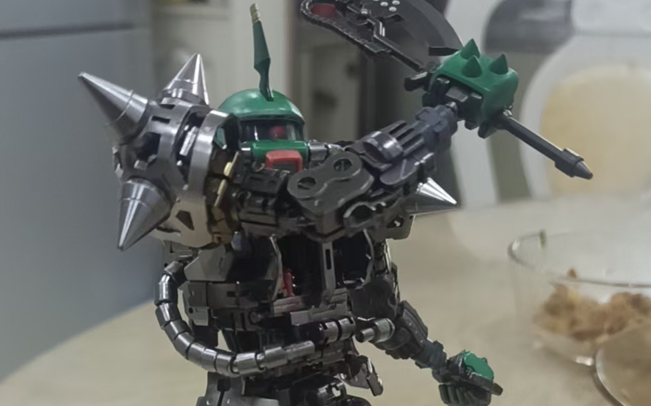 万代mg扎古骨架喷涂