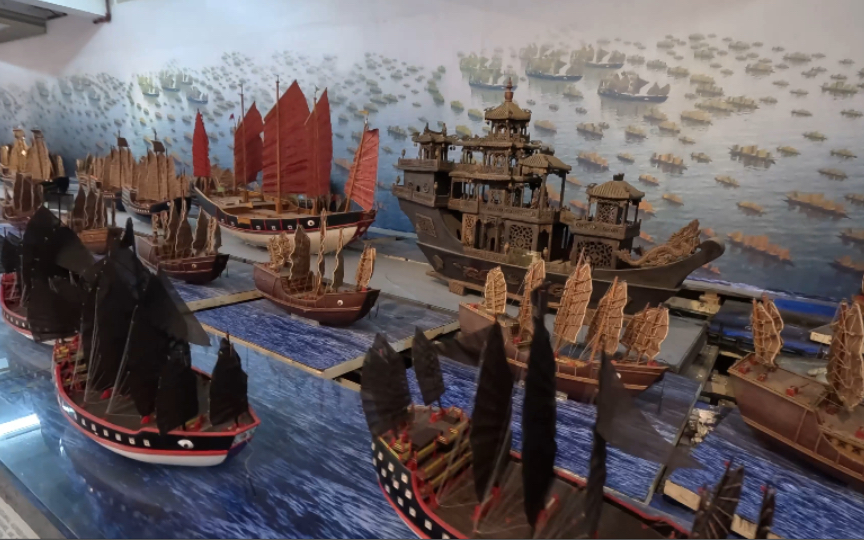 郑和下西洋航海图,缩小版的也壮观!