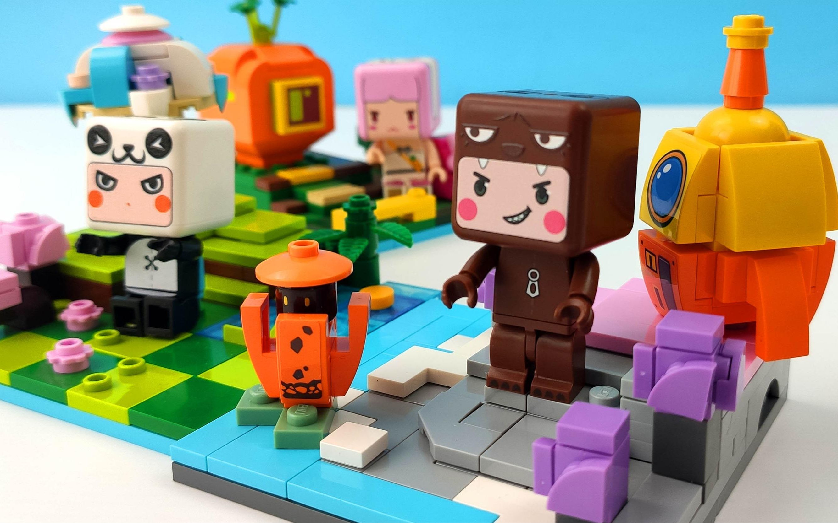 迷你世界积木玩具,熊孩子小窝系列积木拼装