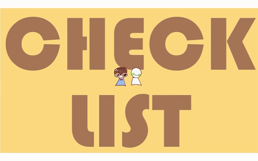 [图]【MCYT | 手书】CHECKLIST（dreamnotfound）