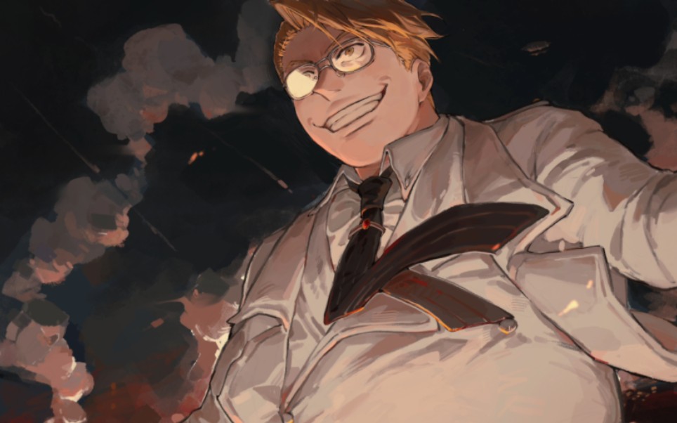 【hellsing】the major/少校绘画过程_哔哩哔哩_bilibili