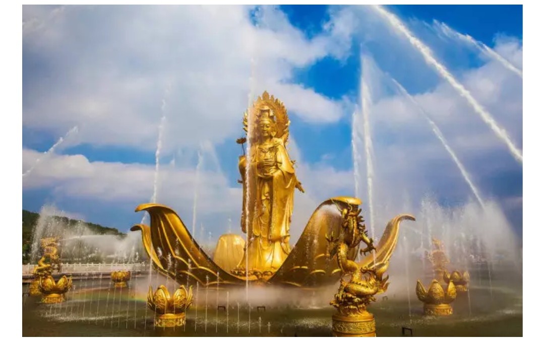 辽西九华山观音洞音乐喷泉_哔哩哔哩 (゜-゜)つロ 干杯~-bilibili