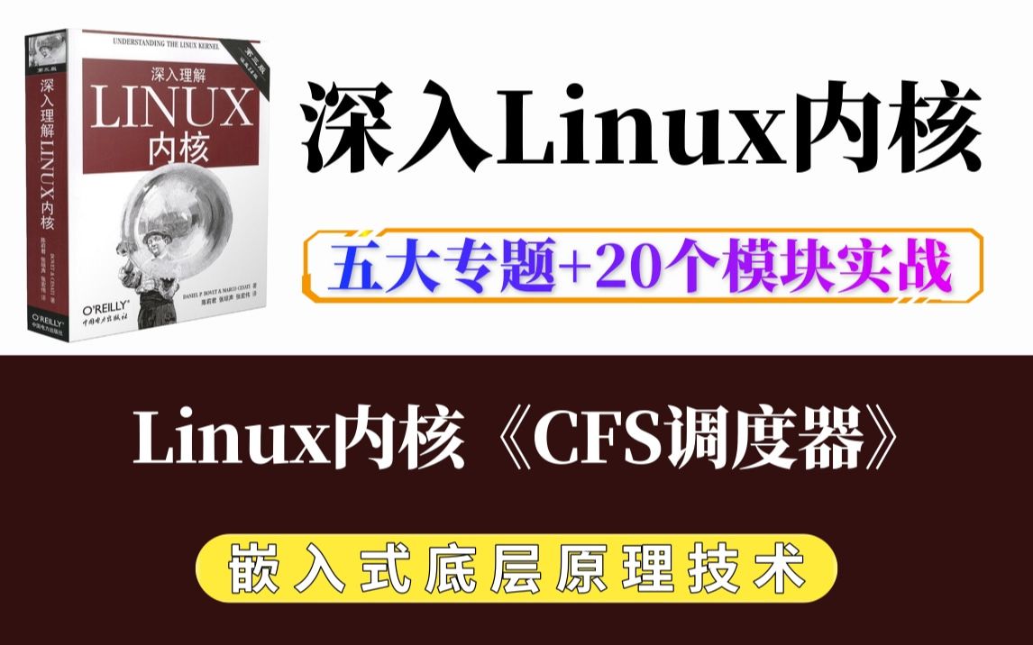 [图]【深入Linux内核】Linux内核《CFS调度器》|进程管理/内存管理/网络协议栈/设备驱动/文件系统