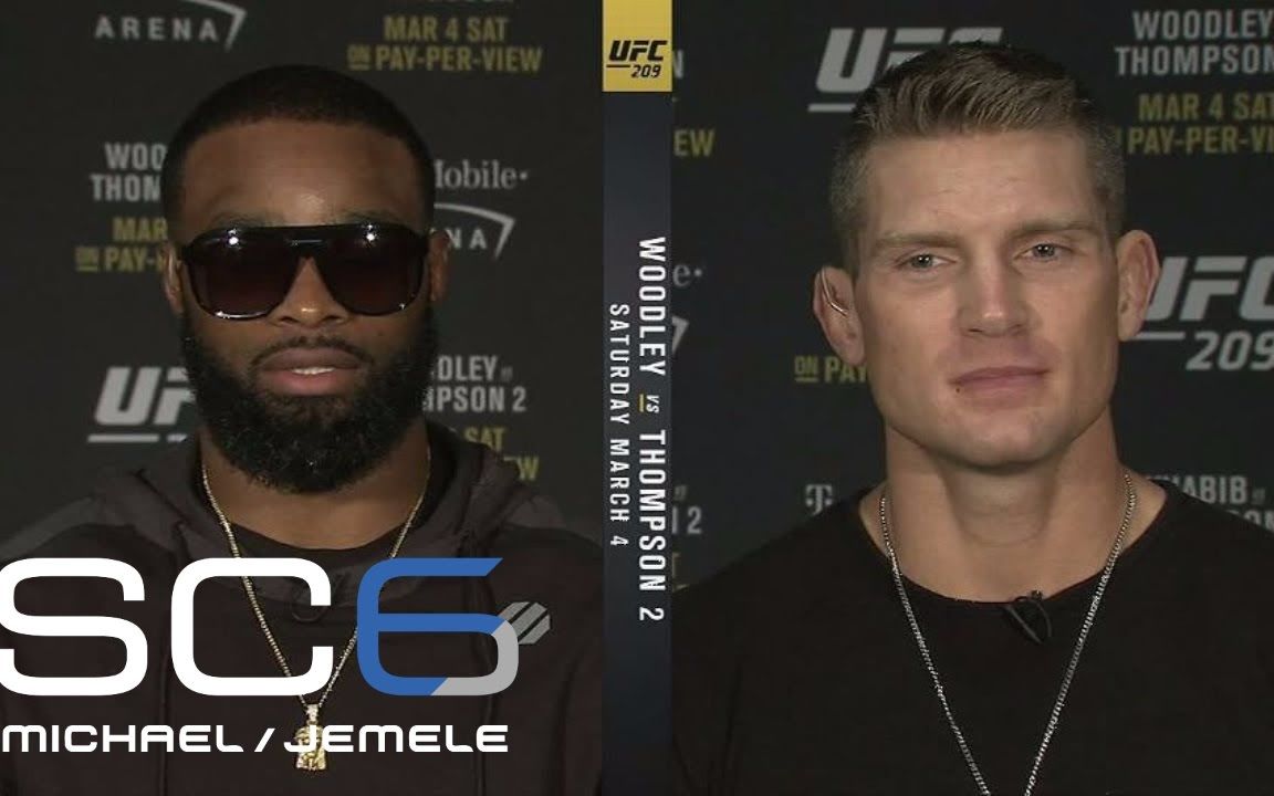 ufc209: 神奇小子与面粉赛前打嘴炮2