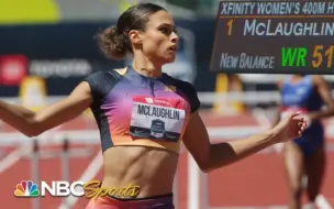 Download Video: ［NBC Sports］2022全美室外田径锦标赛女子400米栏决赛 麦克劳林51.41WR