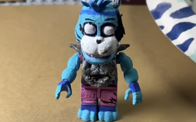 国外小伙自制fnaf麦克法兰华丽摇滚邦尼