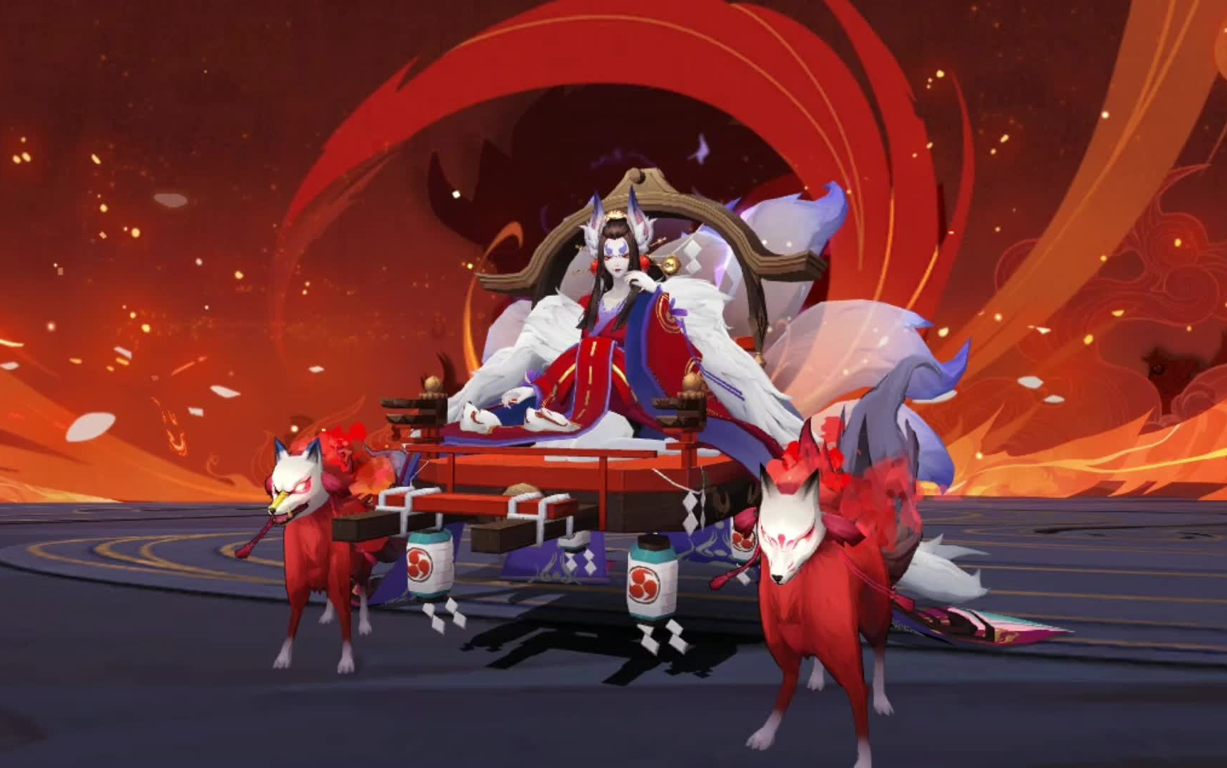 【纯享】sp烬天玉藻前点触动画(原皮 玉台祭火 百鬼夜行)