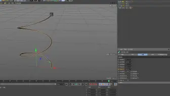 C4D动画 数据线生长动画 数据线沿着轨道样条运动  XPresso表达式绑定便捷做法 数据线样条动画 数据线插入