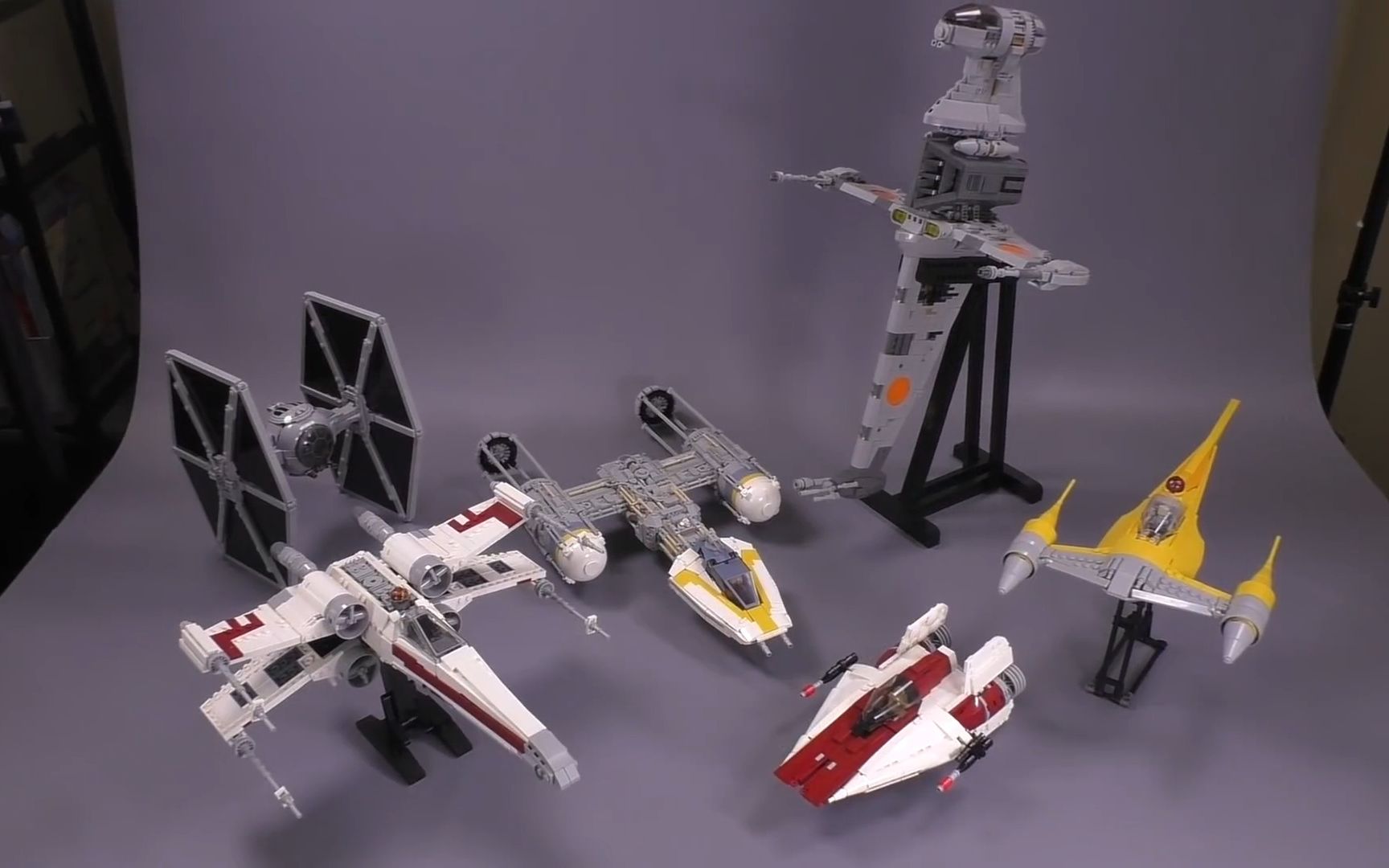 乐高 星球大战 moc 乐高套装与bv作品对比合集 lego star wars sets