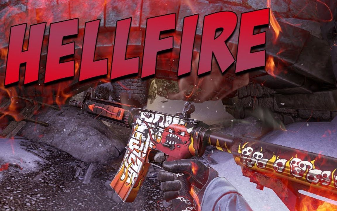 cs:go 九头蛇大行动m4a4 | hellfire gameplay新皮肤上手检视!