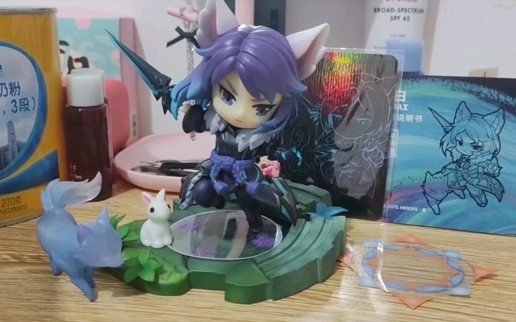 活动作品李白千年之狐手办真的超开心