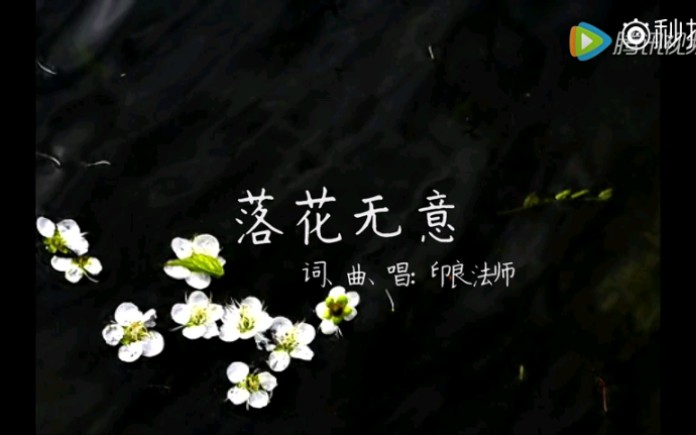 印良法师原创歌曲《落花无意》哔哩哔哩bilibili