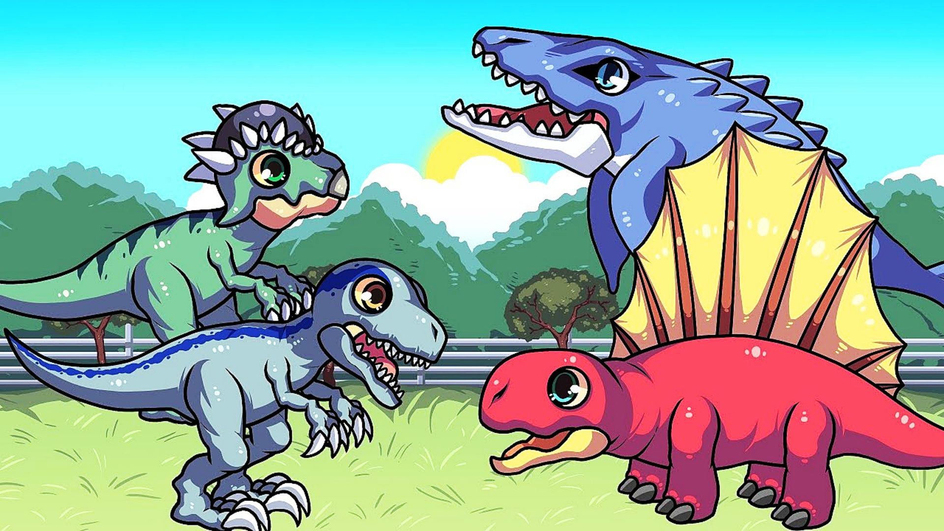 儿童动画:侏罗纪恐龙升级大冒险,解锁未知领域,探索生命奥秘!