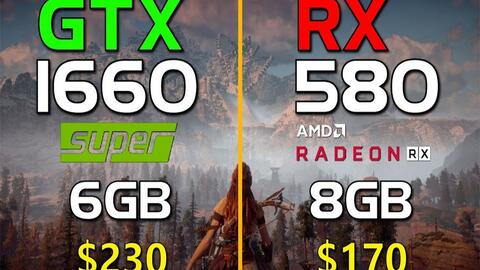 Radeon rx 580 8gb vs gtx 1660 on sale 6gb