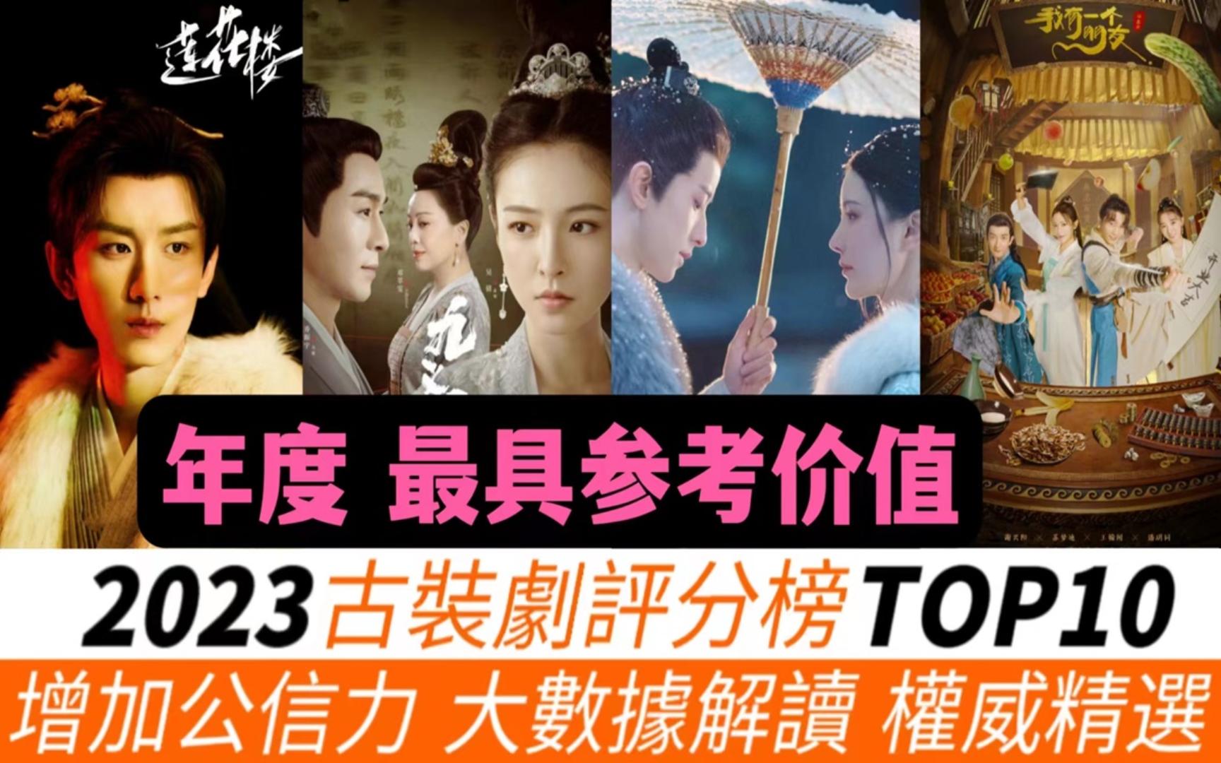 2023年度古装剧评分榜TOP10!大数据解读!《一念关山》《玉骨遥》《长月烬明》通通落榜!连《莲花楼》《长相思》这样的高口碑也未能夺冠!冠军竟...