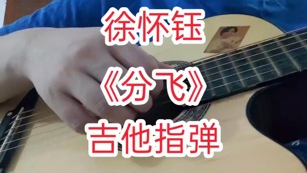 [图]徐怀钰《分飞》吉他指弹 超好听的经典老歌 儿时神曲 童年回忆