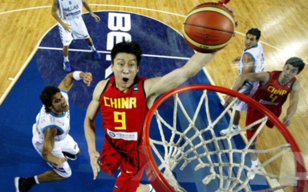 孙悦国家队十佳球 盖帽 拉杆 扣篮 应有尽有.