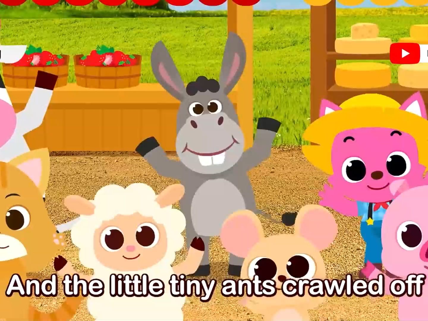 [图]The Little Tiny Ant  英语启蒙歌曲 童谣 英文启蒙儿歌 动画