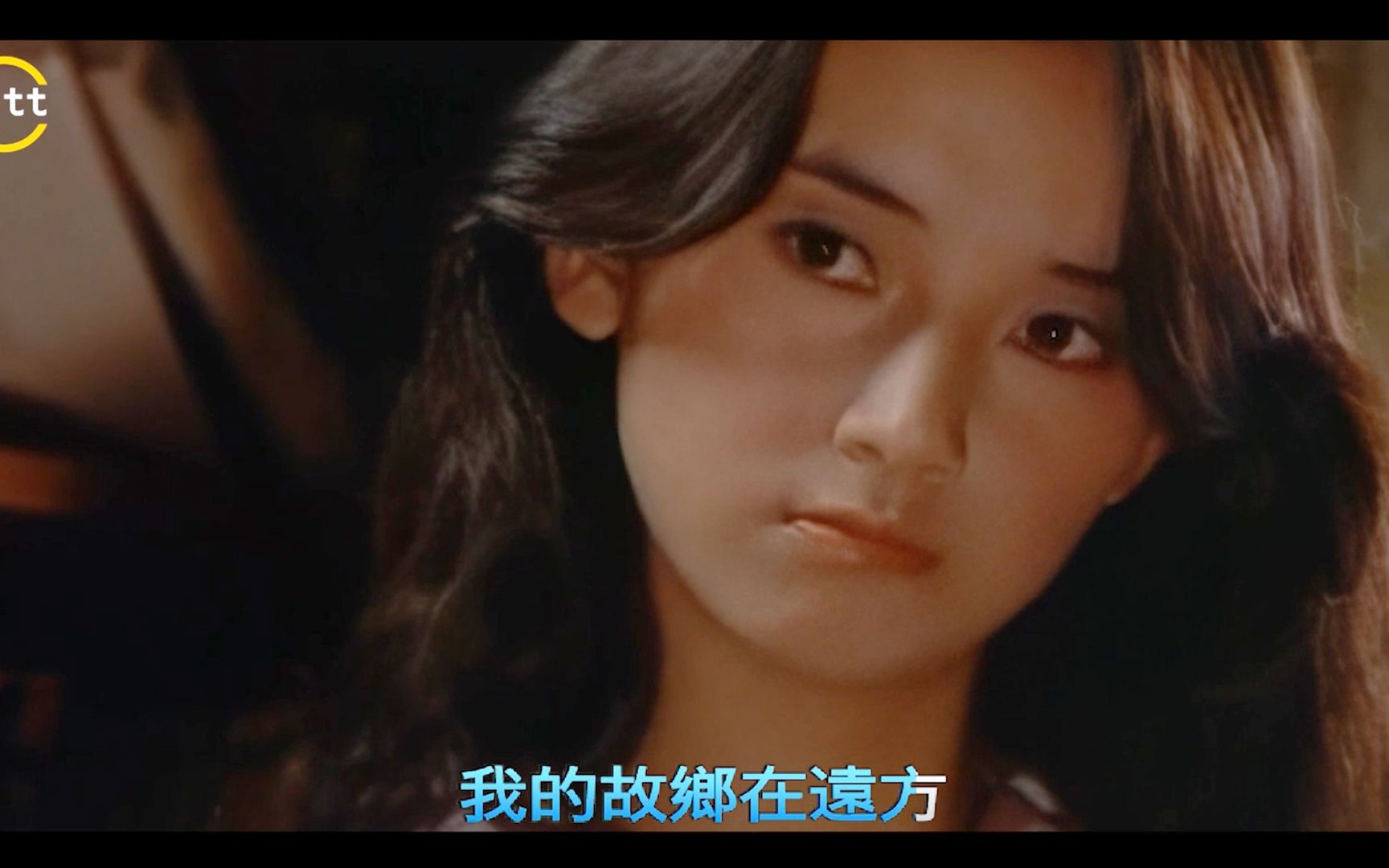 1979年台湾电影《欢颜》插曲《橄榄树》,高清剪辑清纯女生胡慧中演绎