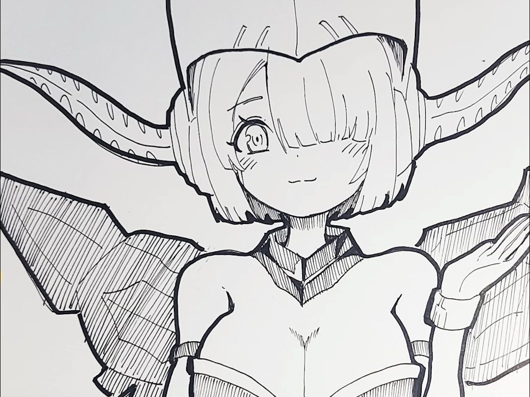 老模型也有自己的魅力~【手绘机娘#53】