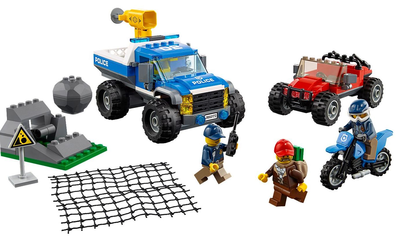 乐高 lego 60172 城市系列 山地追击 2018速拼评测