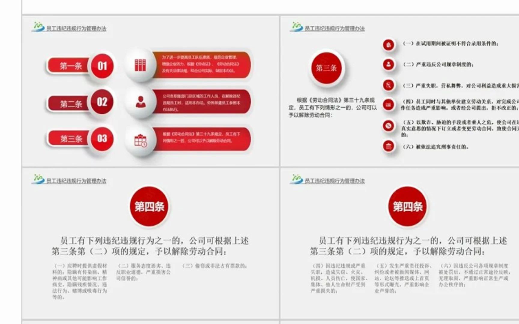 [图]员工违纪管理办法资料包