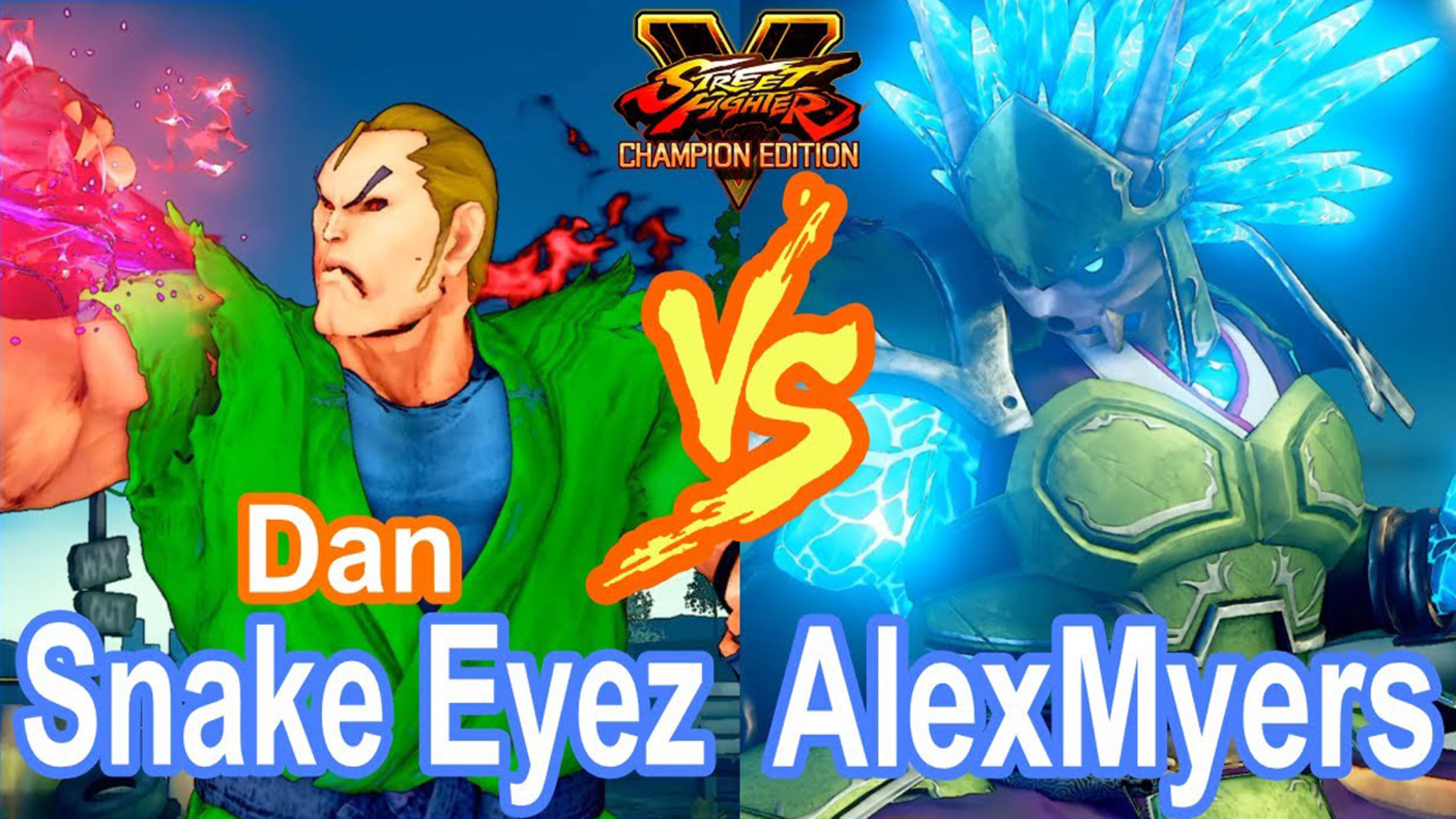 街霸 5:snakeeyez(影隆)vs alexmyers(豪鬼)_s~f