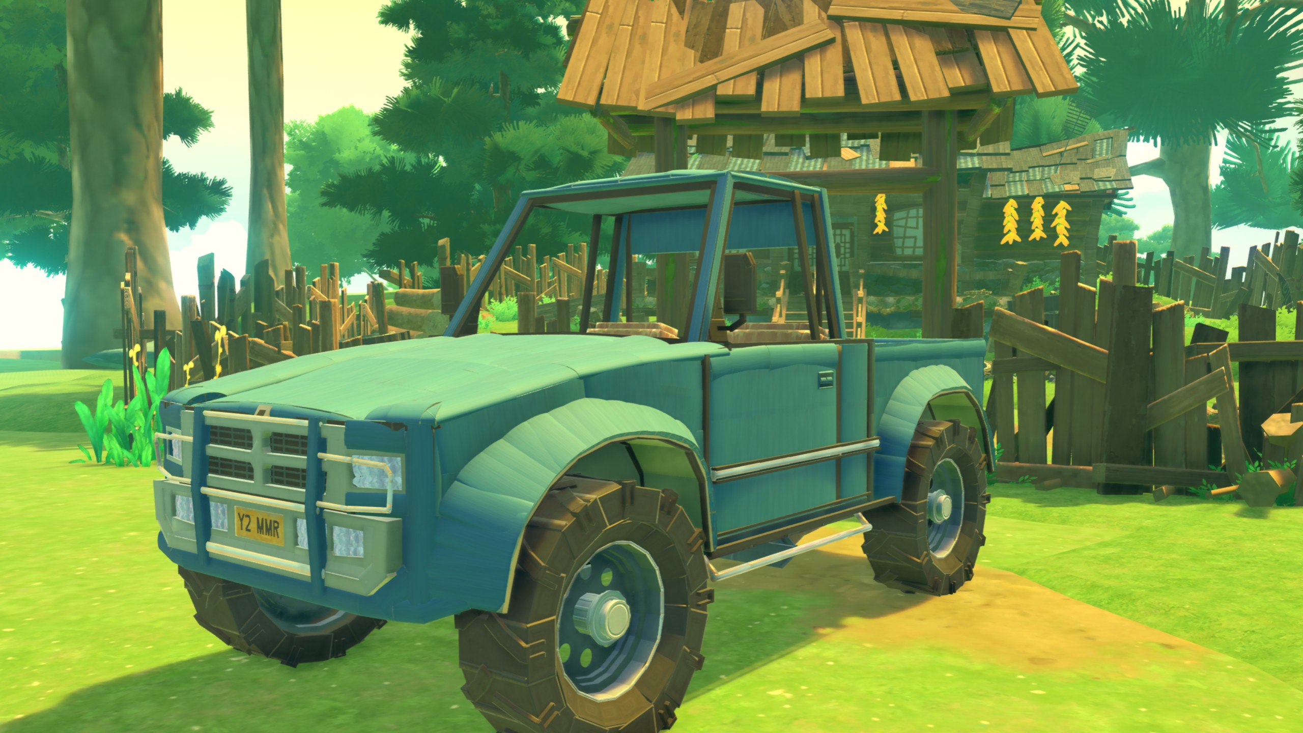 在原神千星奇域还原光头强的皮卡车