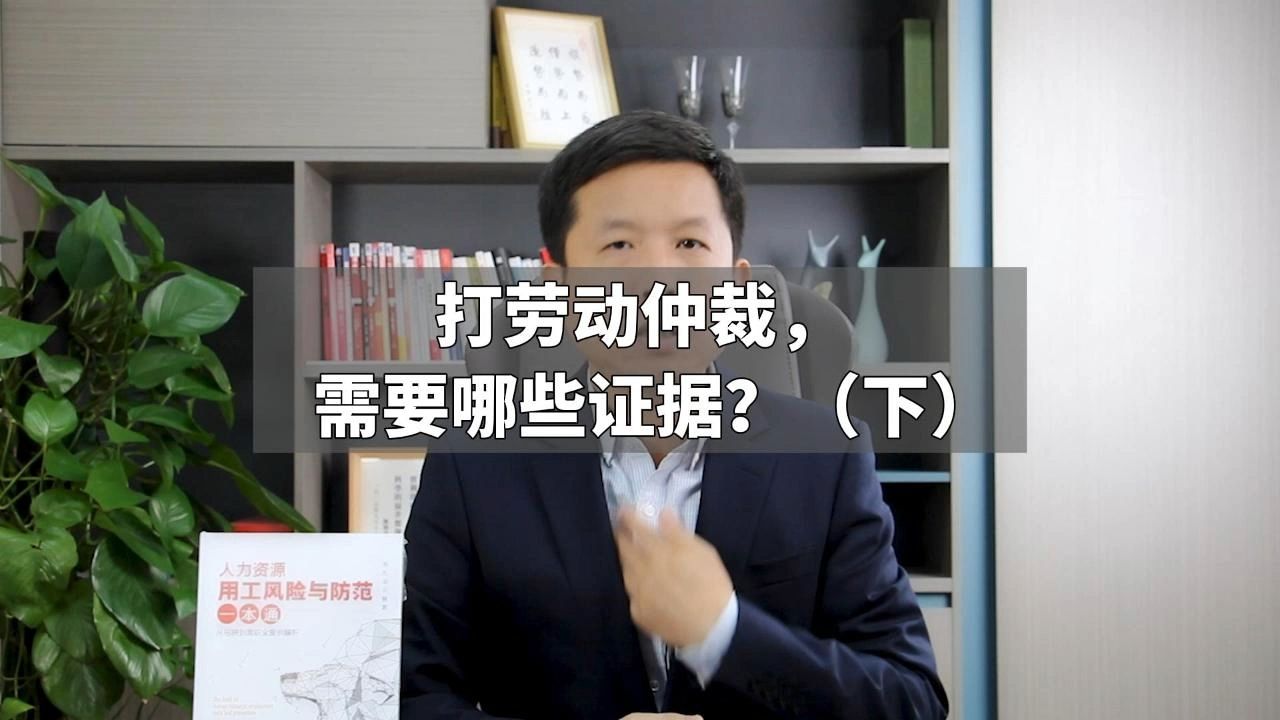 打劳动仲裁,需要哪些证据?(下)哔哩哔哩bilibili