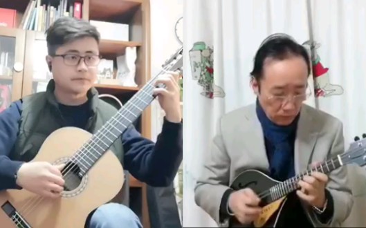 [图]【曼陀铃与古典吉他】帕格尼尼奏鸣曲