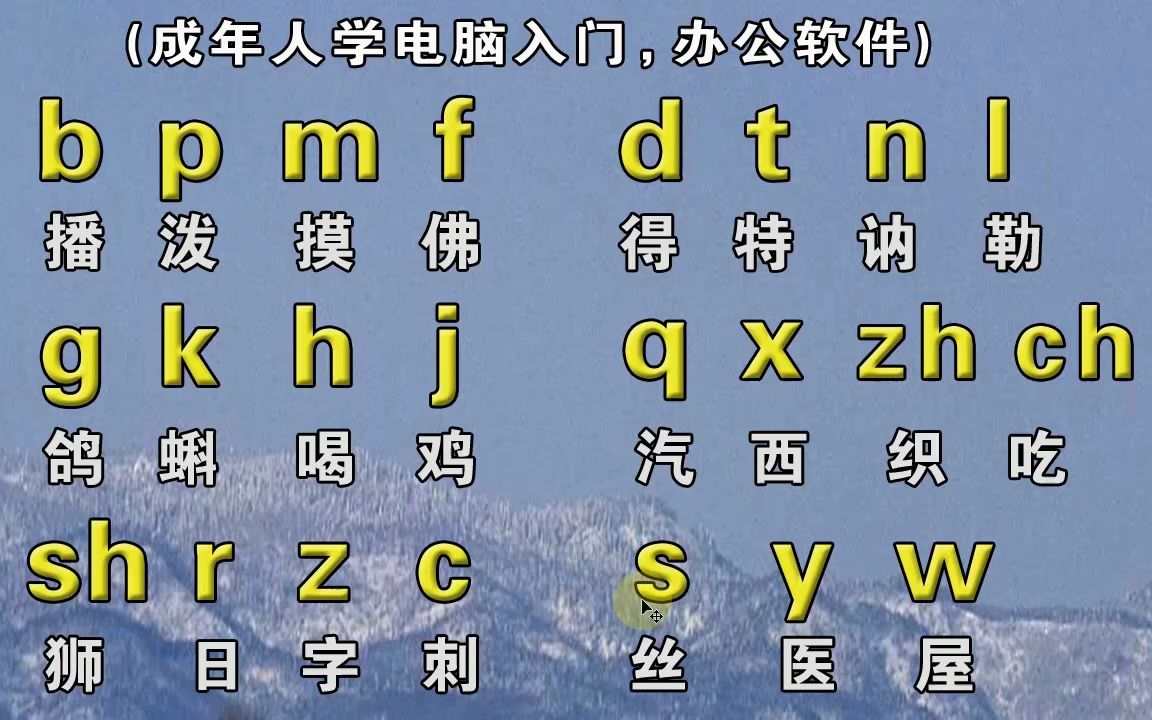 看這裡零基礎學好拼音字母表教學,打字不難