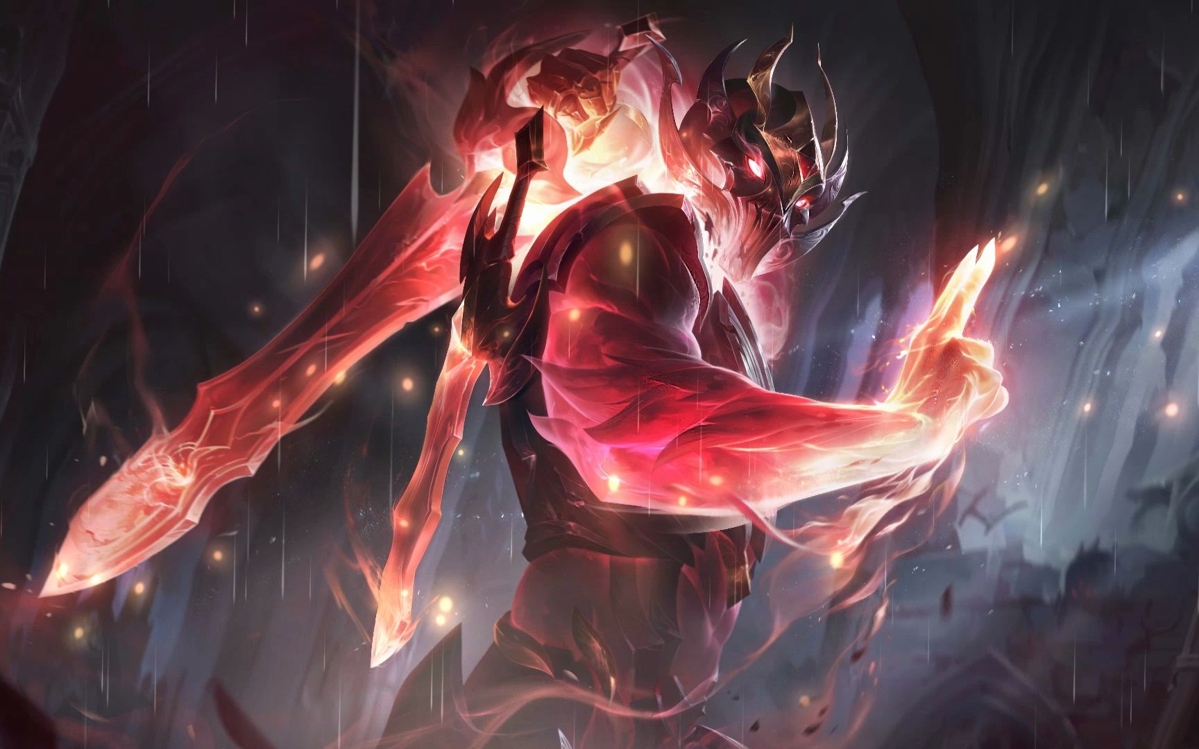 lol国服灰烬骑士炫彩动态图-慎-余烬中涅槃觉醒的骑士