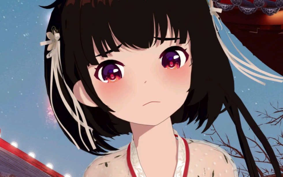 【泠鸢】庙会人多,别乱跑嘛…看完烟火,再去玩兔儿灯吧!