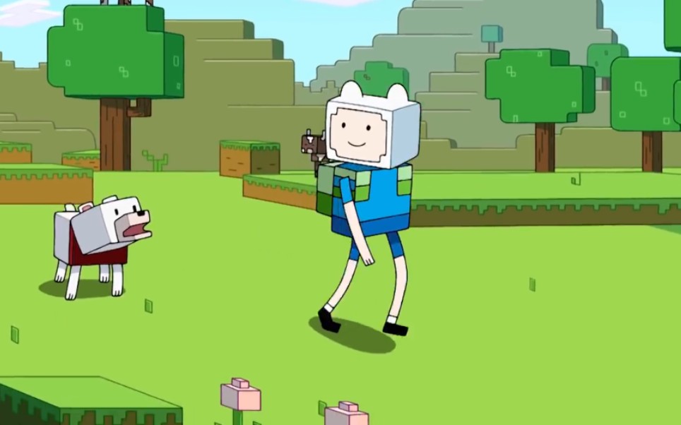 [图]转载:我的世界探险时光 Adventure Time X Minecraft | Diamonds &Lemons Cartoon Network