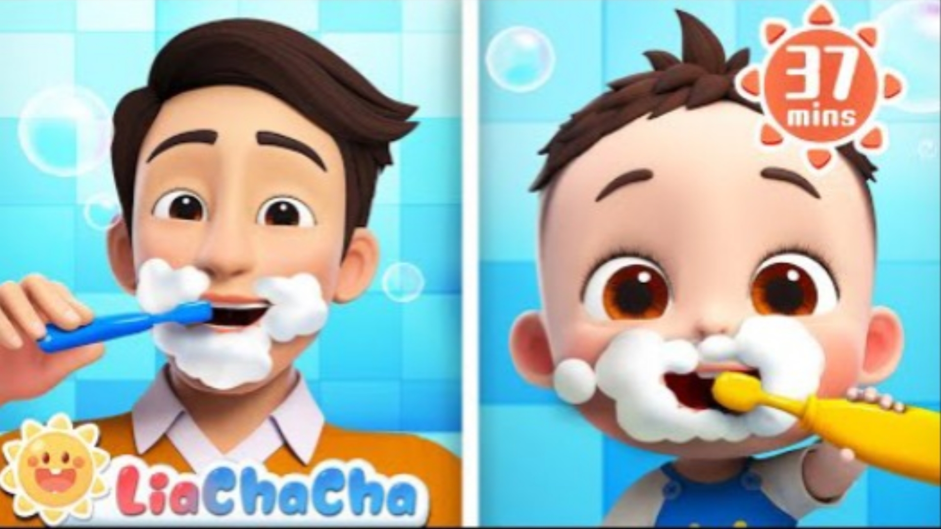 【Liachacha】Brush Your Teeth Song英语启蒙儿歌|益智启蒙|英文儿歌早教~哔哩哔哩bilibili