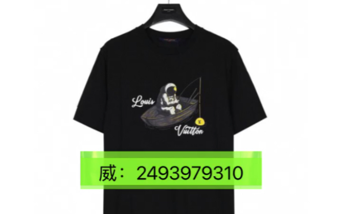 lv路易威登秀场限定宇航员印花短袖