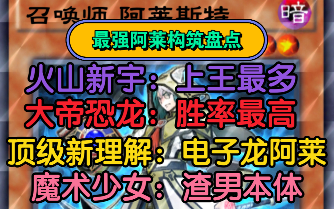 阿莱有趣卡组1:新t1诞生,大帝再次闪耀、电子龙阿莱强强联合哔哩哔哩bilibili游戏王决斗链接