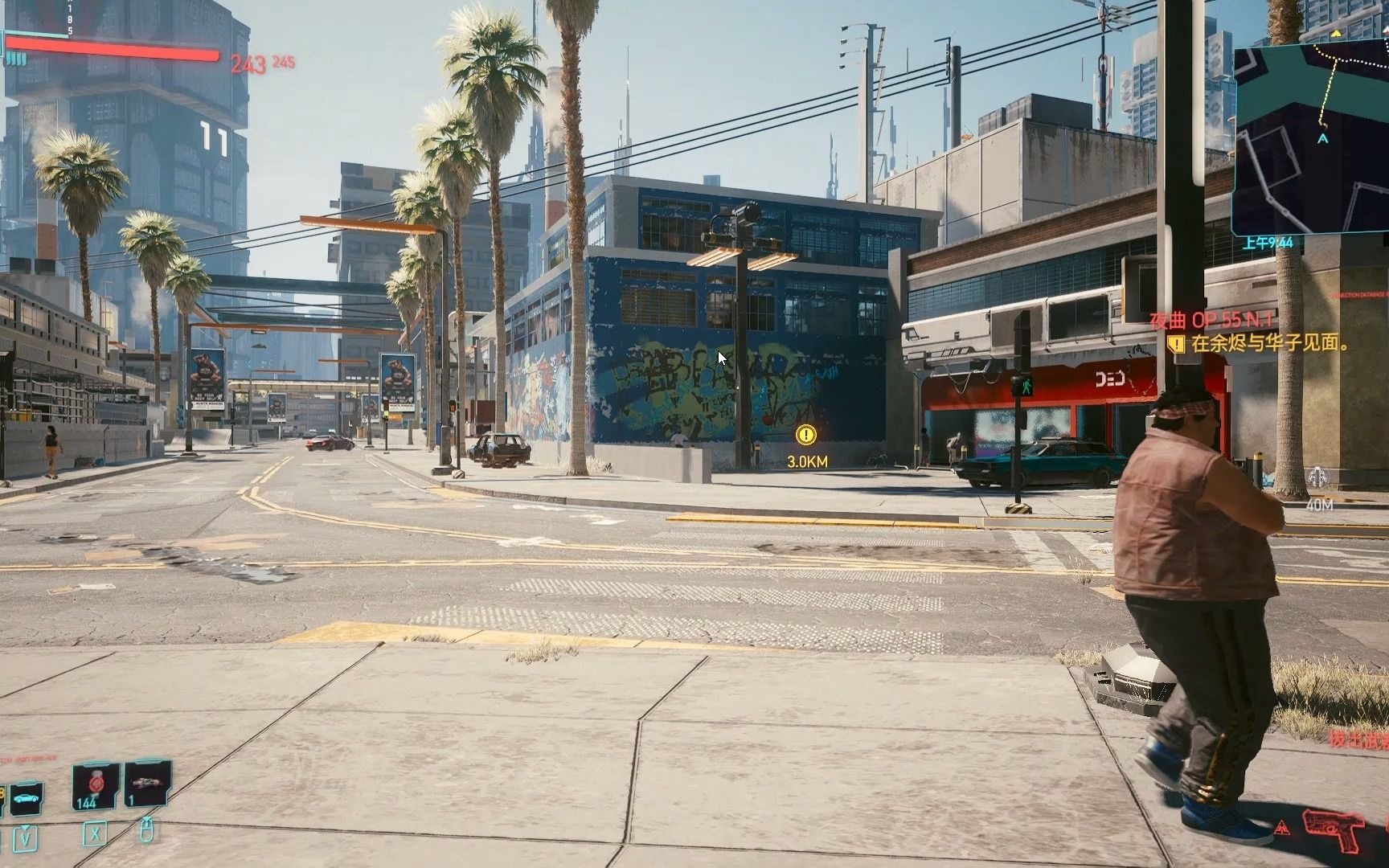 全b站第一人! 赛博朋克2077单分子线热能伤害白嫖位置!