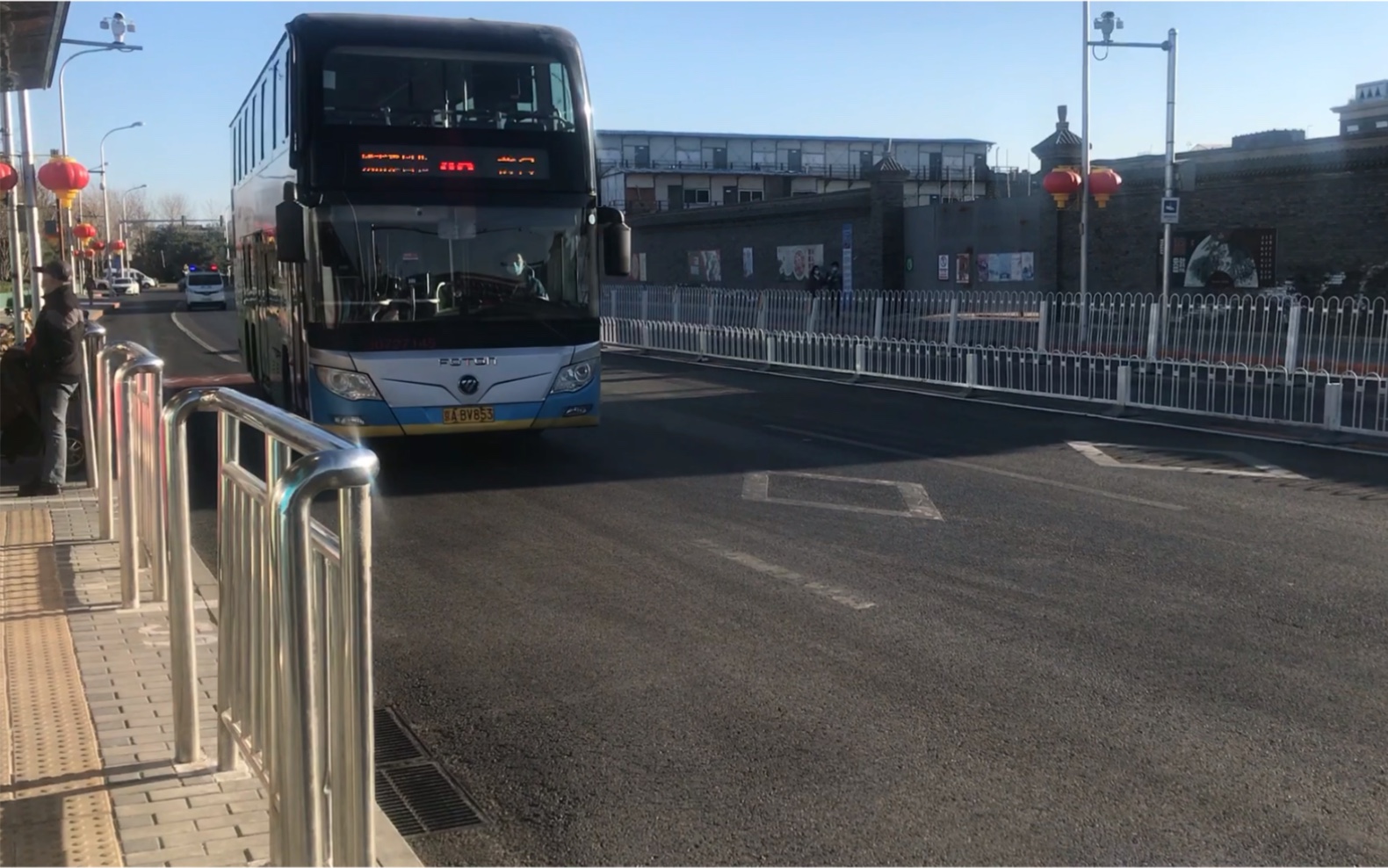 北京公交48路肖姐报站,前门-城南嘉园北