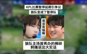 Download Video: KPL比赛暂停延期引争议，狼队被喷变成暂停队，刺痛说出大实话